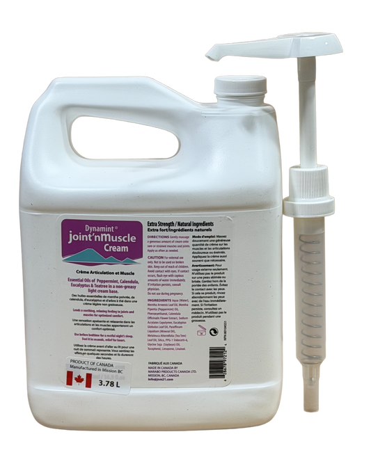 Dynamint Jointn'muscle cream 3.78 L jug
